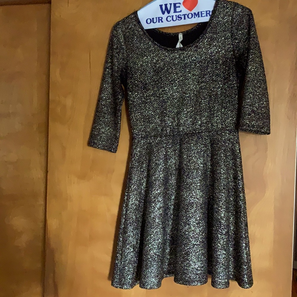 Women’s size small dress. Black and gold glitter.